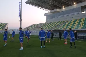 Η προπόνηση της Εθνικής στην "Αρένα" (φώτος)