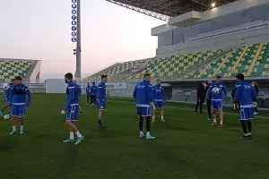 Η προπόνηση της Εθνικής στην "Αρένα" (φώτος)
