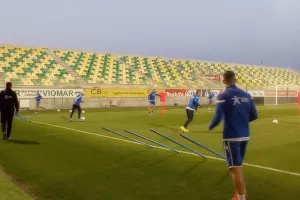Η προπόνηση της Εθνικής στην "Αρένα" (φώτος)