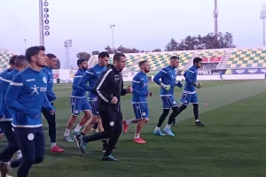 Η προπόνηση της Εθνικής στην "Αρένα" (φώτος)