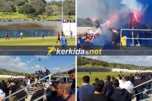 (ΒΙΝΤΕΟ/ΦΩΤΟΣ) Κοσμοσυρροή και ατμόσφαιρα αγώνα Α΄ Κατηγορίας στο ντέρμπι ΕΠΕΛ Λάρνακας