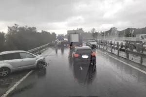 Έκλεισε το highway προς Λεμεσό λόγω καραμπόλας