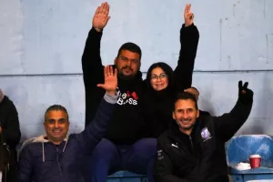 Φωτορεπορτάζ από τους οπαδούς Απόλλων και Ανόρθωσης