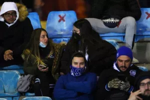 Φωτορεπορτάζ από τους οπαδούς Απόλλων και Ανόρθωσης