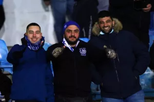 Φωτορεπορτάζ από τους οπαδούς Απόλλων και Ανόρθωσης