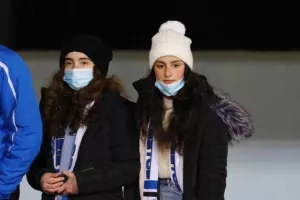 Φωτορεπορτάζ από τους οπαδούς Απόλλων και Ανόρθωσης