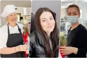Όμορφη κίνηση/Λουλούδια σε γυναίκες της Πάφου! (βίντεο)