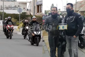 Στην πορεία αγάπης με τον Δήμαρχο Αγλαντζιάς ο Στάθης Αλωνεύτης (φώτος)