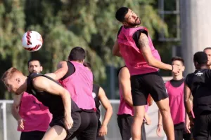 Προπόνηση χωρίς τον Μπαλογιάννη