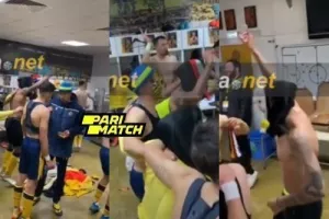 (ΒΙΝΤΕΟ) Σε ρυθμούς καρναβαλιού στ' αποδυτήρια της ΑΕΛ!