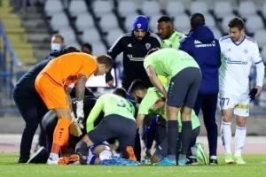 (Φώτος) Ο τραυματισμός του Αντωνιάδη και η άμεση κινητοποίηση 