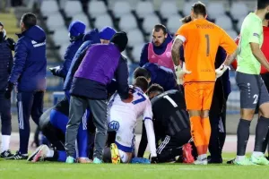 (Φώτος) Ο τραυματισμός του Αντωνιάδη και η άμεση κινητοποίηση 