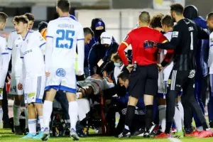 (Φώτος) Ο τραυματισμός του Αντωνιάδη και η άμεση κινητοποίηση 