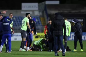 (Φώτος) Ο τραυματισμός του Αντωνιάδη και η άμεση κινητοποίηση 