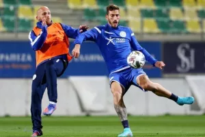 Η προπόνηση της Εθνικής στην "Αρένα" (φώτος)