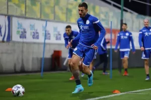 Η προπόνηση της Εθνικής στην "Αρένα" (φώτος)