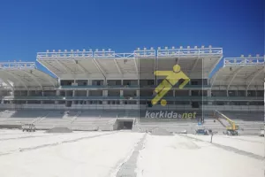 (ΦΩΤΟΣ Kerkida 14/04) Τρέχουν τα έργα στο νέο γήπεδο Λεμεσού...