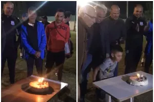Πρόκριση με Καβάζη και... τούρτα γενεθλίων (Βίντεο)