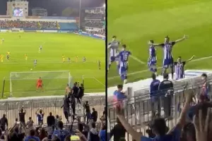 ΒΙΝΤΕΟ/Το γκολ του Λάζαρου και ο χαμός... από την κερκίδα!