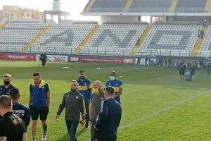 ΦΩΤΟΣ/Στο γήπεδο το ΑΠΟΕΛ