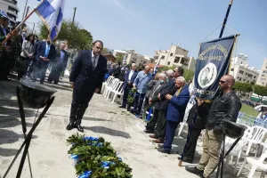 Κατέθεσε στεφάνι ο πρόεδρος - "Ο Απόλλωνας είναι αίμα από το αίμα της ΕΟΚΑ"