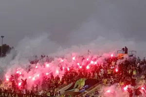 (Βίντεο Kerkida) Υποδοχή με Pyro Show 