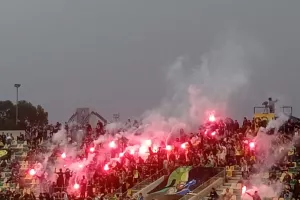 (Βίντεο Kerkida) Υποδοχή με Pyro Show 