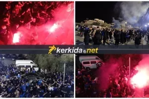 (ΦΩΤΟΣ/ΒΙΝΤΕΟ) Πάρτι... έξω από το "ΠΑΠ"