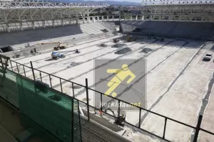 (ΦΩΤΟΣ Kerkida 14/04) Τρέχουν τα έργα στο νέο γήπεδο Λεμεσού...