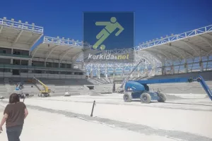 (ΦΩΤΟΣ Kerkida 14/04) Τρέχουν τα έργα στο νέο γήπεδο Λεμεσού...