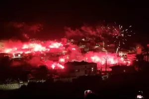 Τρομερό ΒΙΝΤΕΟ/Έτσι πανηγύρισαν τον τίτλο στον Άγιο Θεόδωρο