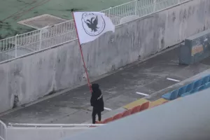 ΦΩΤΟΣ/Oι δύο μικροί ανεμίζουν περήφανα τον Δικέφαλο!