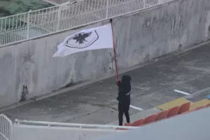 ΦΩΤΟΣ/Oι δύο μικροί ανεμίζουν περήφανα τον Δικέφαλο!