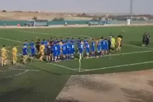 Ποδοσφαιρικός πολιτισμός/ "Αψίδα" Ανορθωσιατών στον Πρωταθλητή (Κ16) ΑΠΟΕΛ (Βίντεο)