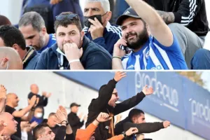 Aνόρθωση-ΑΠΟΕΛ: Φωτορεπορτάζ από τις εξέδρες 