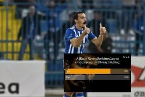 70% ΝΑΙ (!) να επιστρέψει στις κλήσεις της Εθνικής Ελλάδας ο Λάζαρος