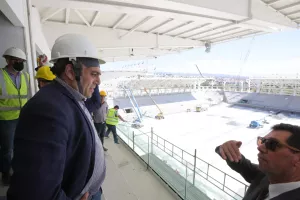 (ΔΗΛΩΣΕΙΣ/ΦΩΤΟΣ) "Τέλη Αυγούστου έτοιμο το γήπεδο Λεμεσού και μέρος του οδικού δικτύου"