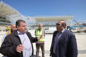 (ΔΗΛΩΣΕΙΣ/ΦΩΤΟΣ) "Τέλη Αυγούστου έτοιμο το γήπεδο Λεμεσού και μέρος του οδικού δικτύου"