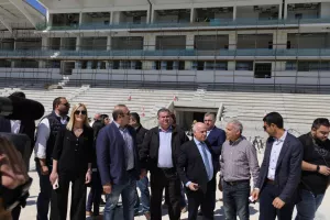 (ΔΗΛΩΣΕΙΣ/ΦΩΤΟΣ) "Τέλη Αυγούστου έτοιμο το γήπεδο Λεμεσού και μέρος του οδικού δικτύου"