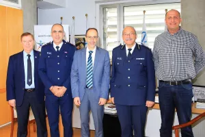 Πρόεδρος της ΚΟΕ: Συνάντηση με τον Αρχηγό της Πυροσβεστικής Υπηρεσίας 