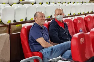 Παρουσία Αγγελόπουλων η προπόνηση ενόψει του Game 4 με Μονακό