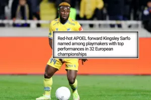 “Καυτός Κίνγκσλεϊ Σαρφό, ο καλύτερος playmaker στην Κύπρο” 