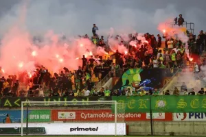 (Βίντεο Kerkida) Υποδοχή με Pyro Show 