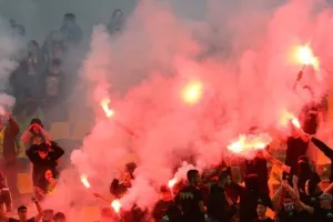 (Βίντεο Kerkida) Υποδοχή με Pyro Show 