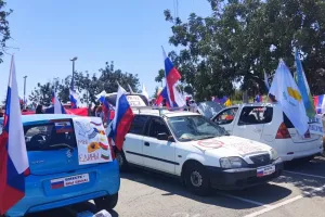 Πορεία υπέρ Ρωσίας στη Λεμεσό - Αντίδραση Ουκρανών