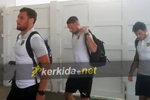 Η άφιξη της ΑΕΚ (φώτος)