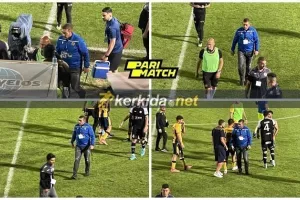 (Φώτος Kerkida) Το... φινάλε του Σάββα στην ΑΕΛ