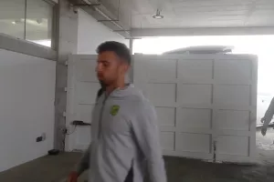 H άφιξη της ΑΕΚ στην Αρένα (φώτος)
