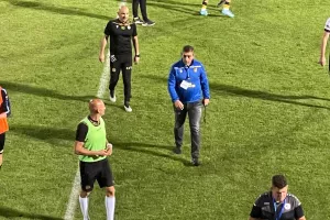 (Φώτος Kerkida) Το... φινάλε του Σάββα στην ΑΕΛ