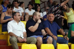 Είδαν... τον τελικό Πρόεδρος και γιος!